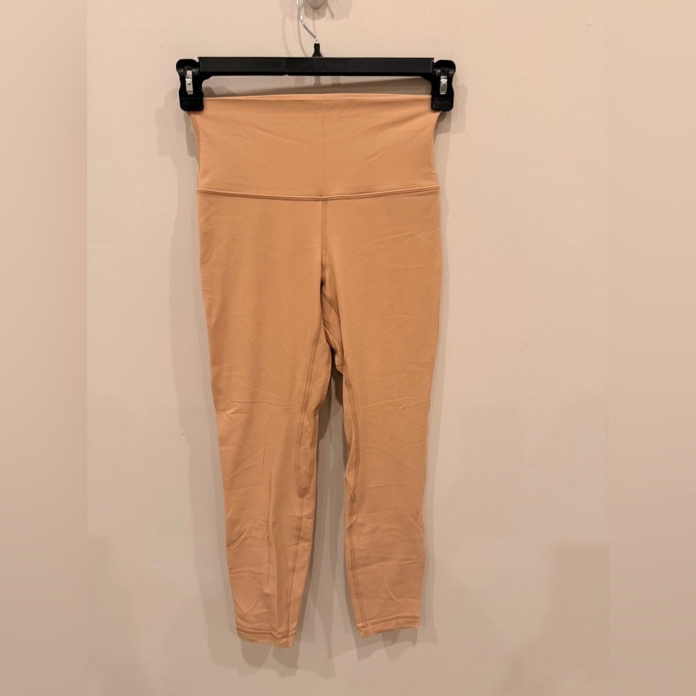 Lululemon Align Leggings Size 6 Nude Beige Nude Tan High‎ Rise Yoga